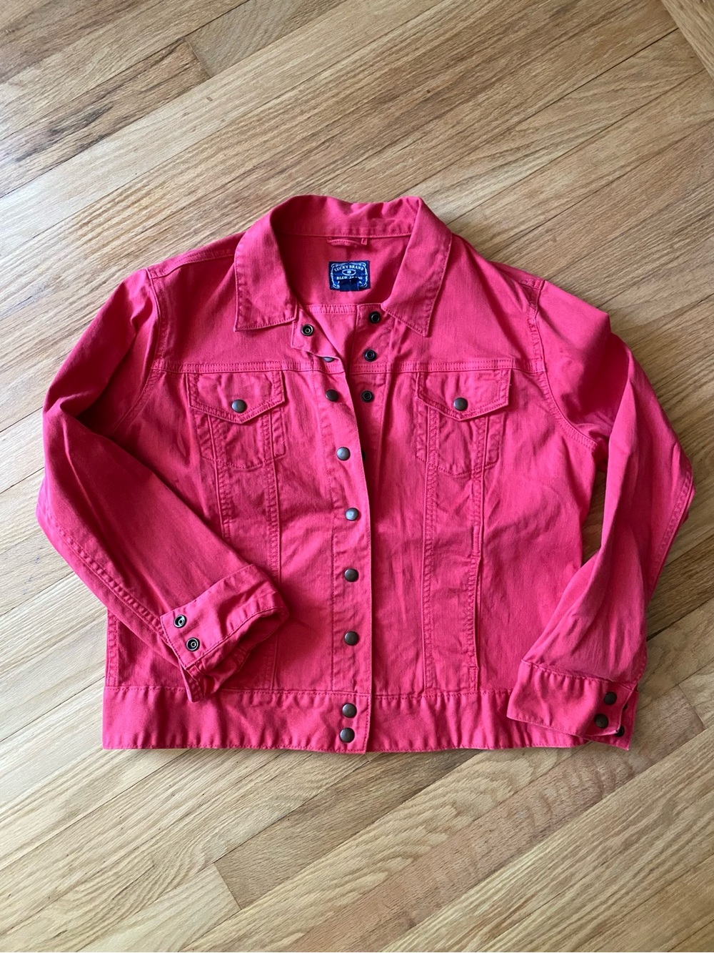 Lucky Brand Red Jean Jacket